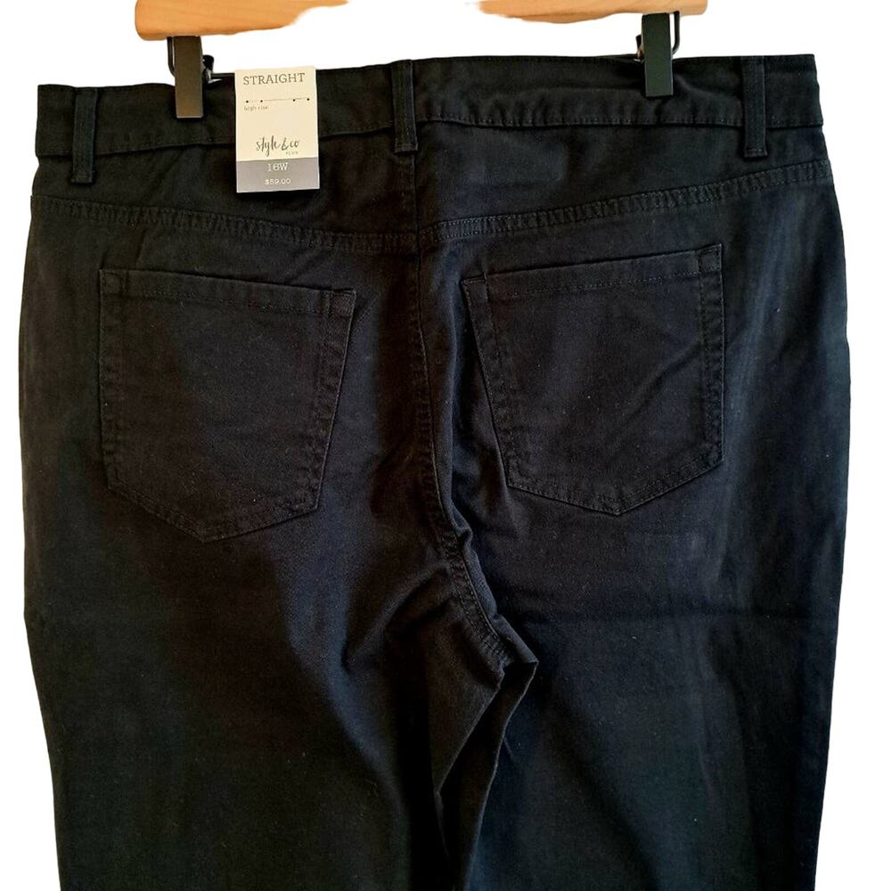 Style & Co. High Rise Straight Leg Jeans - Picture 5 of 9